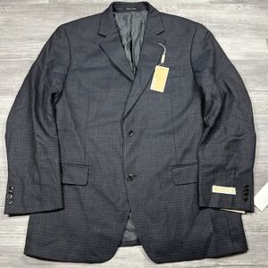 Michael Kors Men's Classic-Fit 100% Wool Stretch Solid Suit Jacket 42R Gray NEW